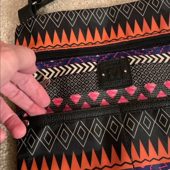 Stone Mountain Vibrant Patterned Shoulder/Crossbody Bag - NWT - Picture 5 of 16
